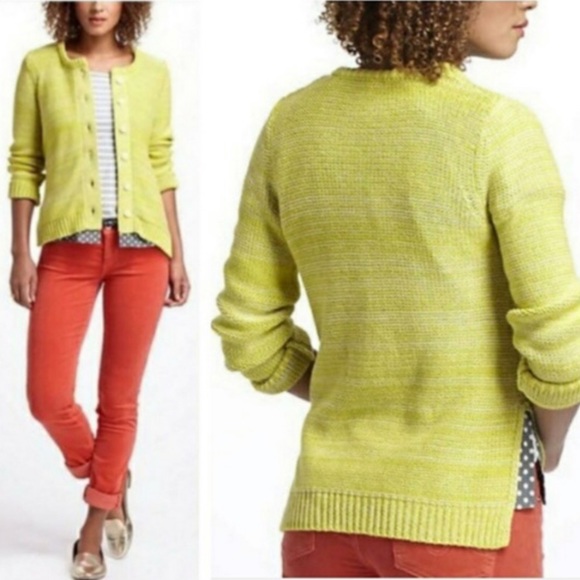 Anthropologie Sweaters - 🎉HP🎉Anthropologie Field Flower Shirting Cardigan